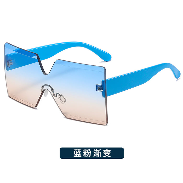 Jewelry WholesaleWholesale large frame frameless PC lens sunglasses JDC-SG-SengB014 Sunglasses 森邦 %variant_option1% %variant_option2% %variant_option3%  Factory Price JoyasDeChina Joyas De China