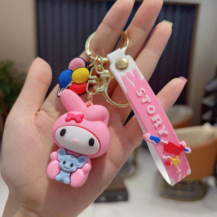 Wholesale Keychains PVC Hardware Cartoon Doll Cute (S) MOQ≥2 JDC-KC-AnG034