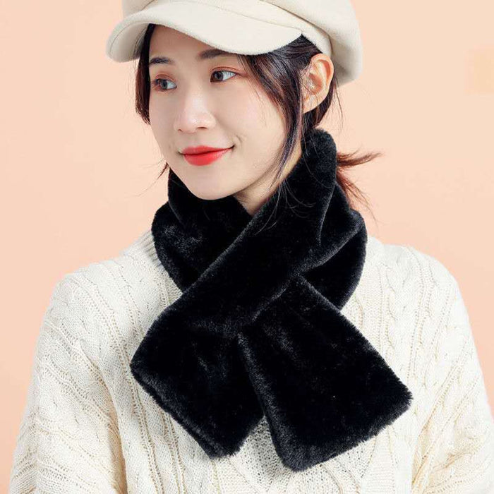 Wholesale Imitation Rex Rabbit Monochrome Scarf JDC-SF-Liangm004