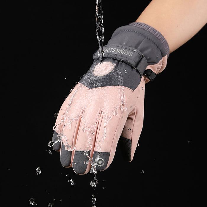 Wholesale Gloves Polyester Waterproof Thermal Outdoor Touch Screen JDC-GS-XiJL008