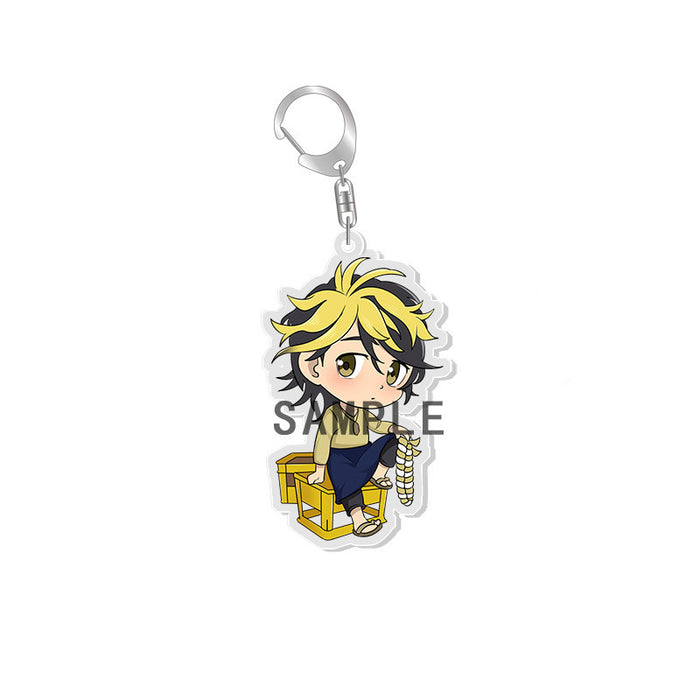 Wholesale pendant cute acrylic keychain Tokyo JDC-KC-XCai001