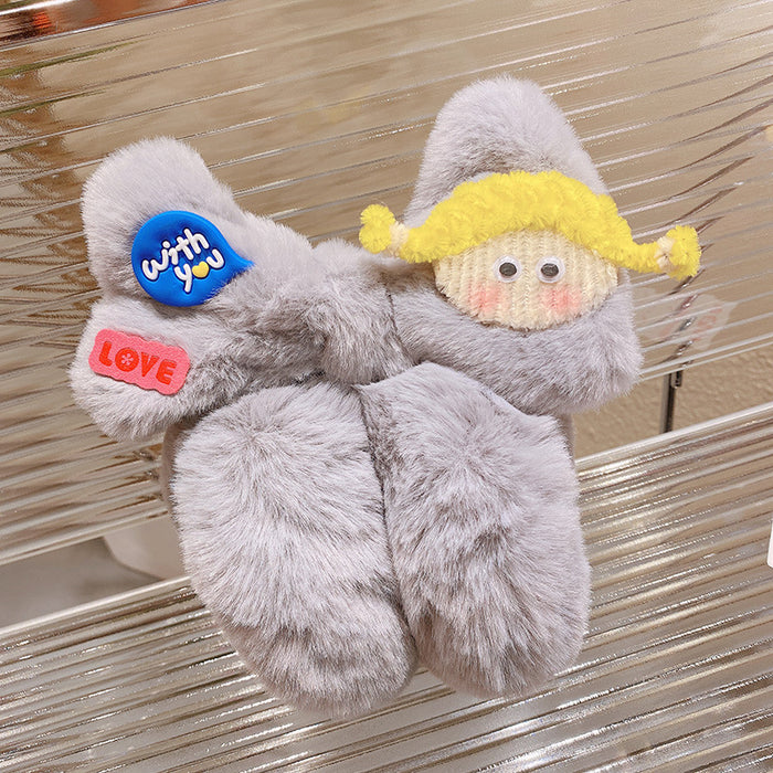 Wholesale Earmuffs Plush Cute Cartoon Warm Outdoor Ear Defenders JDC-EF-HaN006