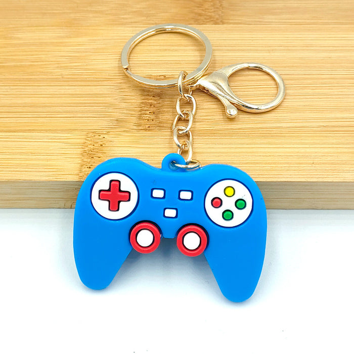 Jewelry WholesaleWholesale Mini Gamepad Keyboard PVC Metal Cartoon Keychain JDC-KC-DY013 Keychains 帝雁 %variant_option1% %variant_option2% %variant_option3%  Factory Price JoyasDeChina Joyas De China