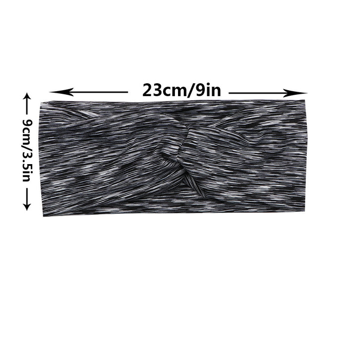 Wholesale Headband Milk Silk Sports Antiperspirant Headband Sweat Absorption MOQ≥2 JDC-HD-FanM011