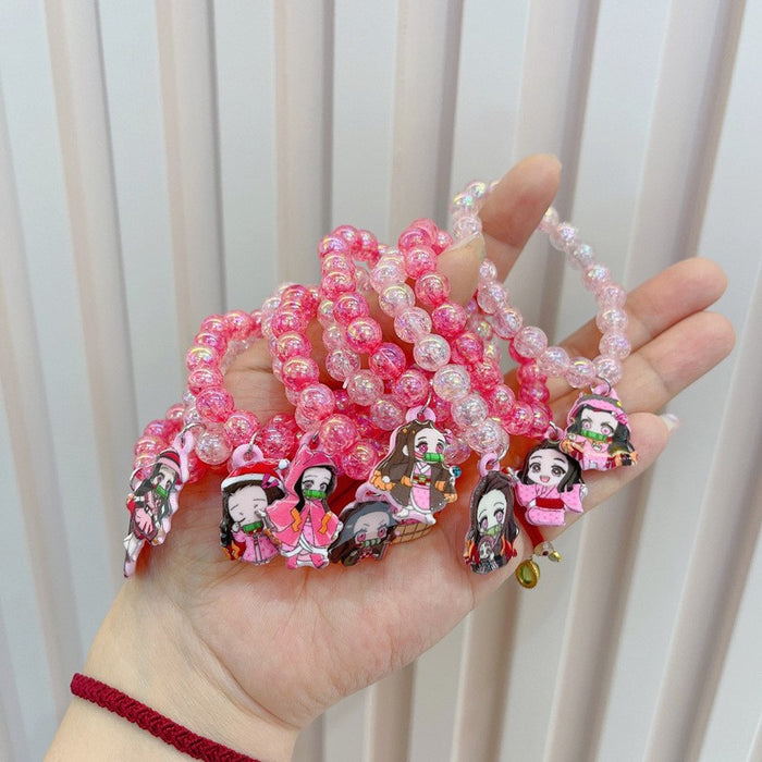 Wholesale baby girl children cartoon jewelry princess bracelet MOQ≥10 JDC-BT-Jianman001