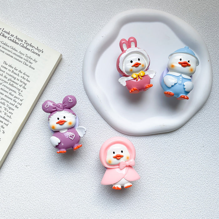 Wholesale Back Sticker Cute Duck Retractable Phone Holder JDC-PS-BaiY031