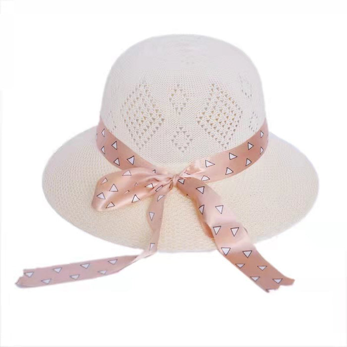 Jewelry WholesaleWholesale Summer Ladies Outdoor Shade Flower Straw Hat Chemical Fiber Beach Hat MOQ≥2 JDC-FH-FeiM001 Fashionhat 飞梦 %variant_option1% %variant_option2% %variant_option3%  Factory Price JoyasDeChina Joyas De China