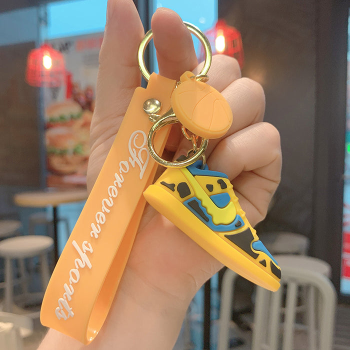 Wholesale Ornament Car Wholesale Cute Soft Rubber Key Chain MOQ≥2 (F) JDC-KC-JCai021