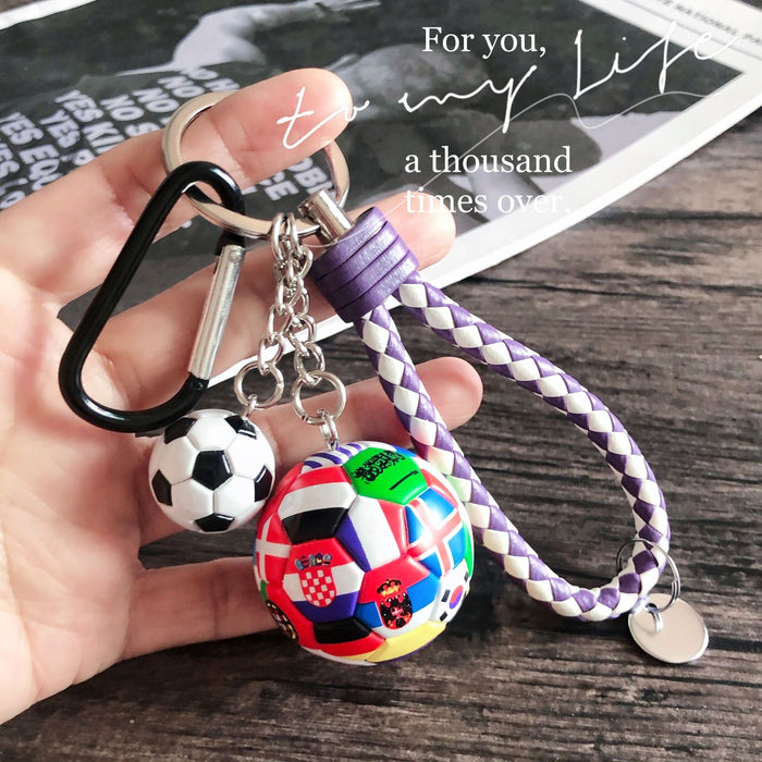 Wholesale 2022 World Cup Football Keychain MOQ≥2 JDC-KC-HLv007