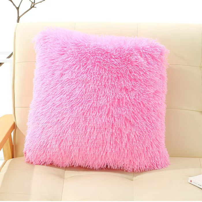 Wholesale Pillowcase Solid Color Plush Double Sided JDC-PW-Qiding001