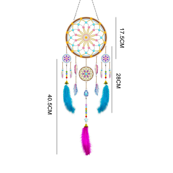 Wholesale Diamond Painting DIY Acrylic Full Drill Dreamcatcher MOQ≥2 JDC-DC-JSen001