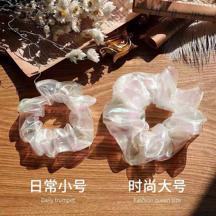 Wholesale silk super mermaid ji intestine ring fairy accessories hair ring JDC-HS-Manda005