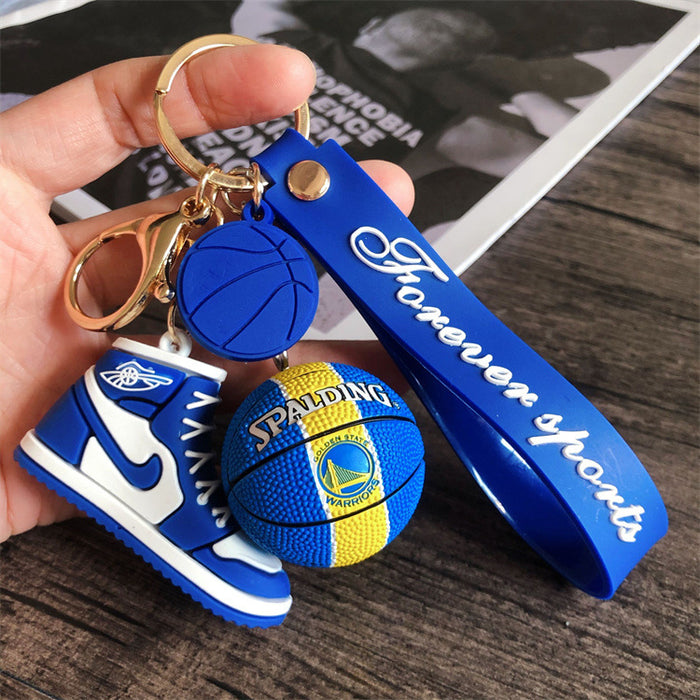 Wholesale star basketball shoes keychain MOQ≥2 JDC-KC-HLv001