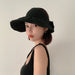 Jewelry WholesaleWholesale Empty Top Folding Hat Fabric Sun Hat JDC-FH-Weilan002 Fashionhat 微蓝 %variant_option1% %variant_option2% %variant_option3%  Factory Price JoyasDeChina Joyas De China