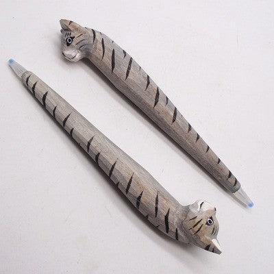 Wholesale Ballpoint Pen Bamboo Wood Carving Animal Pen Panda Wood Pen MOQ≥3 JDC-BP-ShiD001