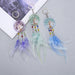 Jewelry WholesaleWholesale Crystal Stone Tree of Life Feather Dreamcatcher Keychain MOQ≥2 JDC-KC-MGu003 Keychains 梦罟 %variant_option1% %variant_option2% %variant_option3%  Factory Price JoyasDeChina Joyas De China