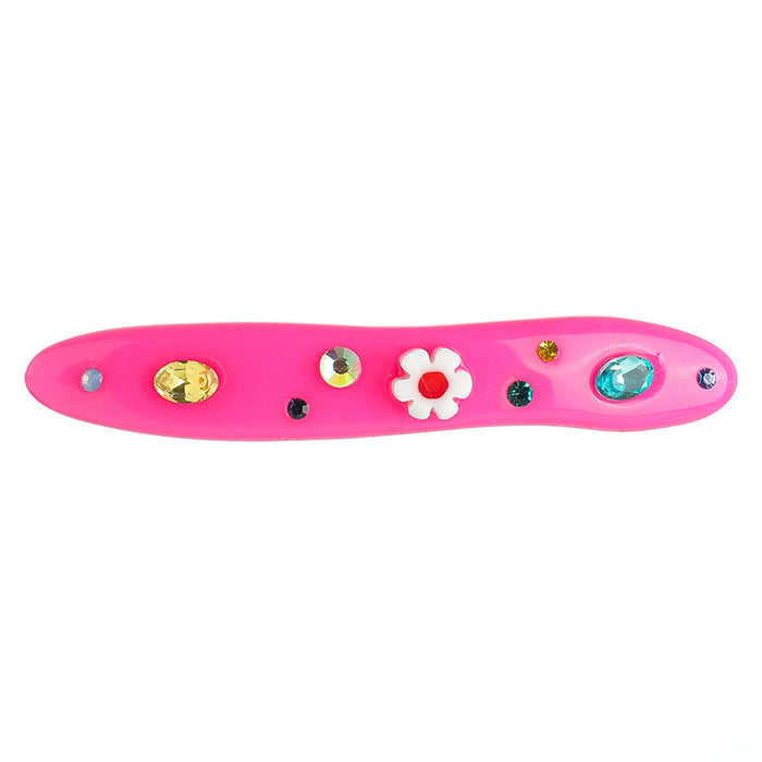 Wholesale Candy Color Resin Diamond Enamel Hair Clip JDC-HC-Kenjie001