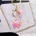 Jewelry WholesaleWholesale cartoon into oil bear acrylic keychain JDC-KC-DMF002 Keychains 迪美菲 %variant_option1% %variant_option2% %variant_option3%  Factory Price JoyasDeChina Joyas De China