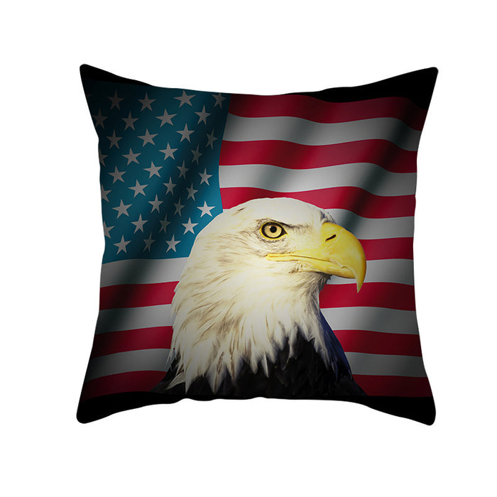 Wholesale 4th of July Independence Day Printed Pillowcase MOQ≥2 JDC-PW-Jinze002