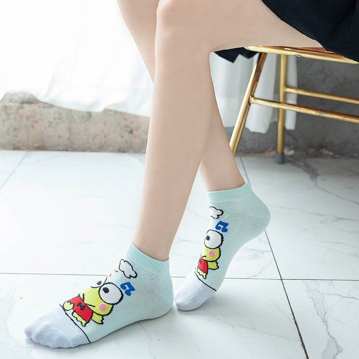 Wholesale cartoon socks straight cute pumps JDC-SK-CYu012