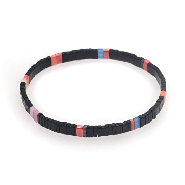 Wholesale Bracelet iron gallstone multilayer laminated Bohemian retro JDC-BT-GBH138