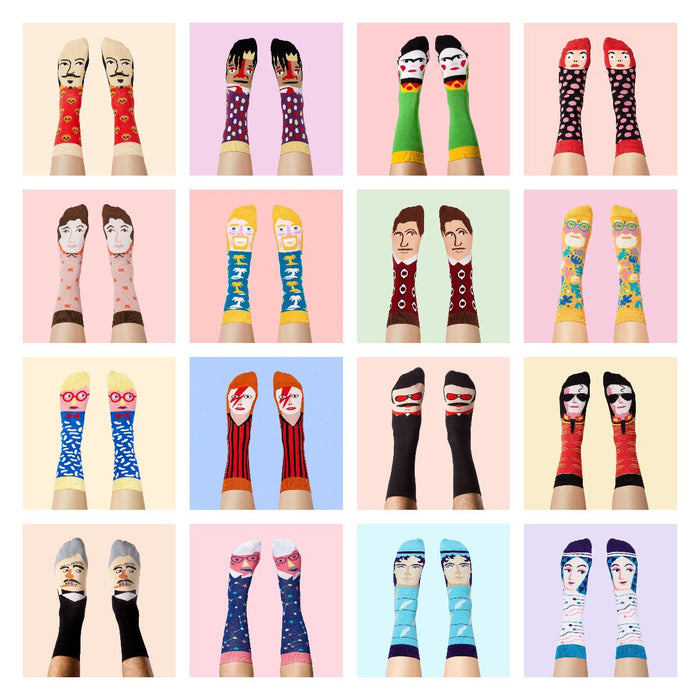 Wholesale socks fabric cartoon personality painting tide socks cotton socks JDC-SK-QAng010