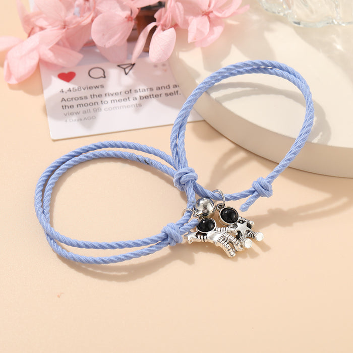 Jewelry WholesaleWholesale Astronaut Magnet Phase Attraction Adjustable Hair Rope Hand Rope JDC-BT-F060 Bracelet 韩之尚 %variant_option1% %variant_option2% %variant_option3%  Factory Price JoyasDeChina Joyas De China