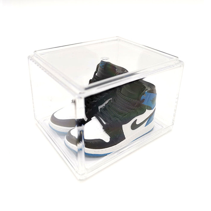 Wholesale Enamel Sneakers Plastic Transparent Box Keychains Ornaments JDC-KC-TuoH008