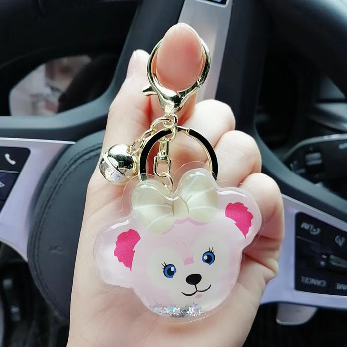 Wholesale cartoon quicksand oil bag keychain delicate tpu soft glue (M) JDC-KC-JFang005