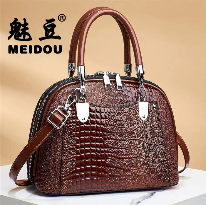 Wholesale Shoulder Bag PU Crocodile Pattern Retro Handbag Diagonal Cross JDC-SD-haim011