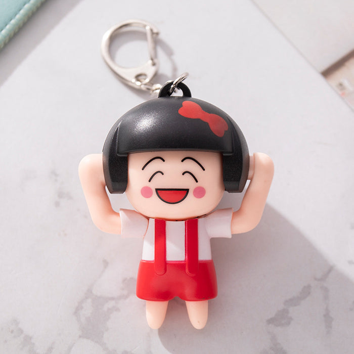 Jewelry WholesaleWholesale cartoon small balls will change face girl keychain JDC-KC-TengH001 Keychains 腾辉 %variant_option1% %variant_option2% %variant_option3%  Factory Price JoyasDeChina Joyas De China