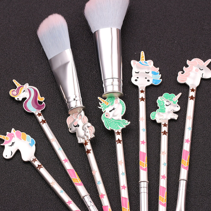 Wholesale Cartoon Man-made Fiber Makeup Brush Set (M) MOQ≥3 JDC-MB-GYu011