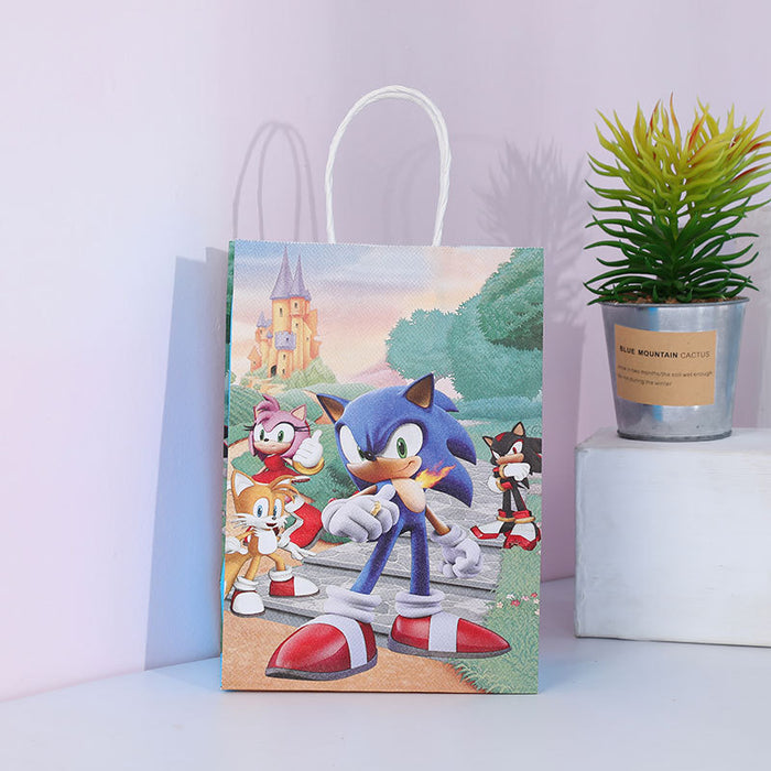 Wholesale Gift Bag Kraft Paper Cute Cartoon Portable Gift Bag (M) MOQ≥12 JDC-GB-Jiuyue001