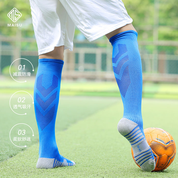 Wholesale Sock Polyester Cotton Basketball Combat Training Elite Socks High Tube Towel Bottom Sweat Absorption JDC-SK-MaiS004