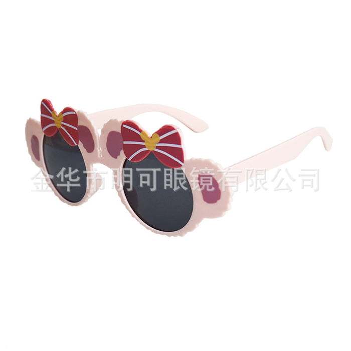 Jewelry WholesaleWholesale cartoon children's birthday toys bear glasses JDC-SG-MingK002 Sun Glasses 明可 %variant_option1% %variant_option2% %variant_option3%  Factory Price JoyasDeChina Joyas De China