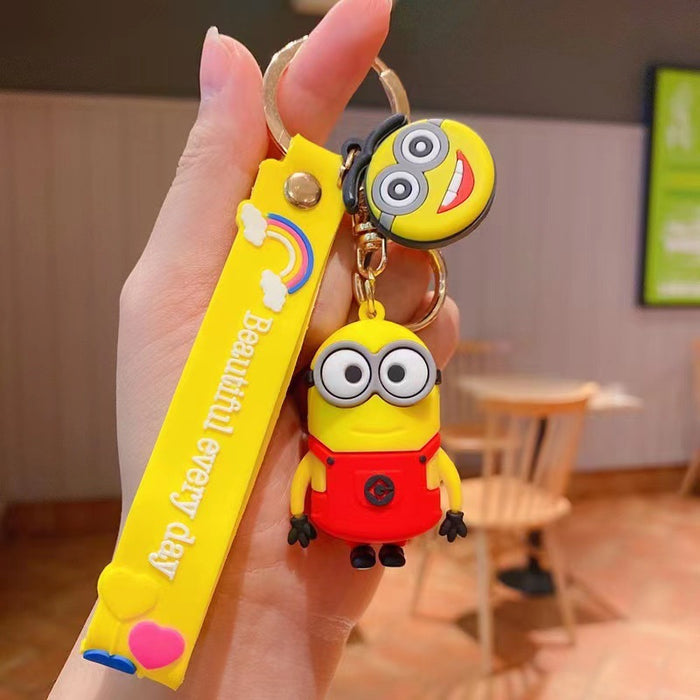 Jewelry WholesaleWholesale Cartoon PVC Soft Rubber Cute Keychain (M) JDC-KC-KLan001 Keychains 科蓝 %variant_option1% %variant_option2% %variant_option3%  Factory Price JoyasDeChina Joyas De China