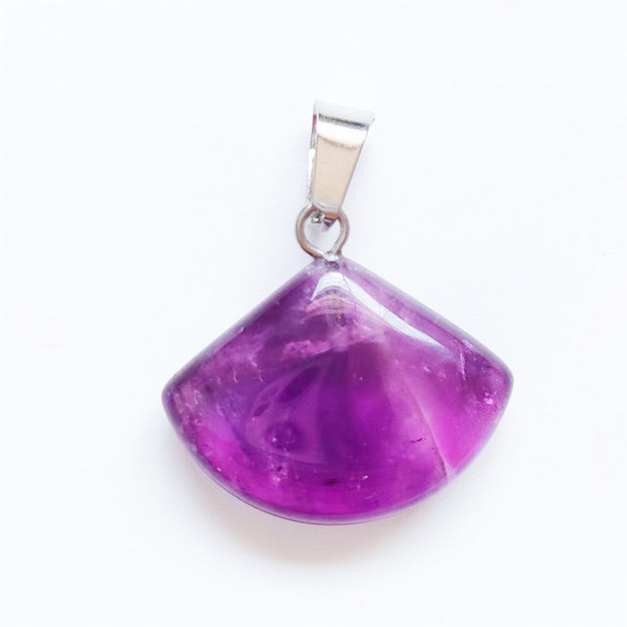 Wholesale Pendant Natural Stone Amethyst MOQ≥2 JDC-PT-YingHai001