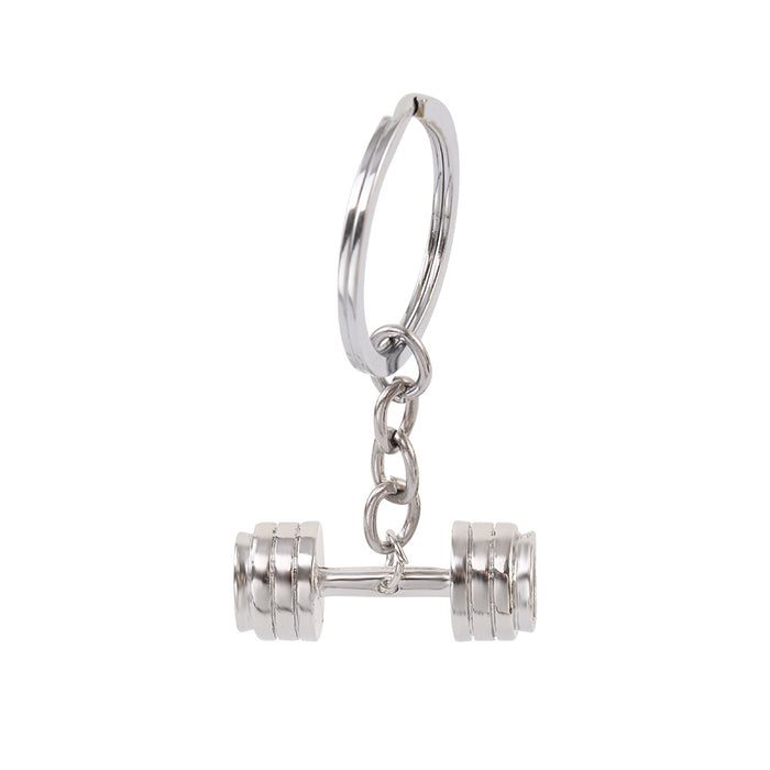 Wholesale Dumbbell Keychain Couple Pendant Keyring MOQ≥2 JDC-KC-ZJ008