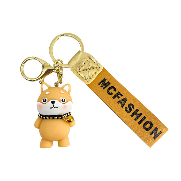 Wholesale Cartoon Shiba Inu PVC Keychain JDC-KC-SCheng038