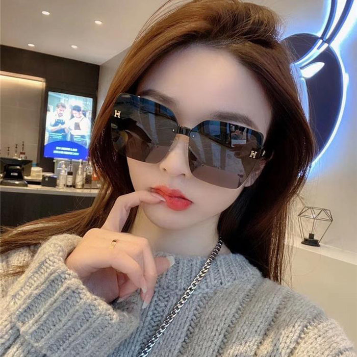 Jewelry WholesaleWholesale H letter square frameless sunglasses JDC-SG-KD137 Sun Glasses 珂盾 %variant_option1% %variant_option2% %variant_option3%  Factory Price JoyasDeChina Joyas De China