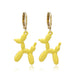 Jewelry WholesaleWholesale Candy Color Cartoon Balloon Dog Alloy Earrings JDC-ES-ZL018 Earrings 钻拉 %variant_option1% %variant_option2% %variant_option3%  Factory Price JoyasDeChina Joyas De China