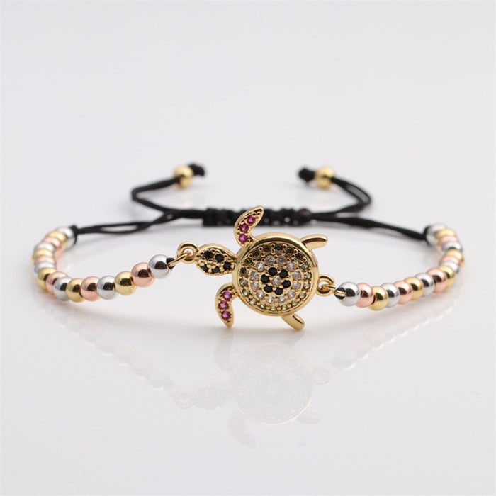 Jewelry WholesaleWholesale Copper Zircon Turtle Adjustable Bracelet JDC-BT-ML059 Bracelet 米伦 %variant_option1% %variant_option2% %variant_option3%  Factory Price JoyasDeChina Joyas De China