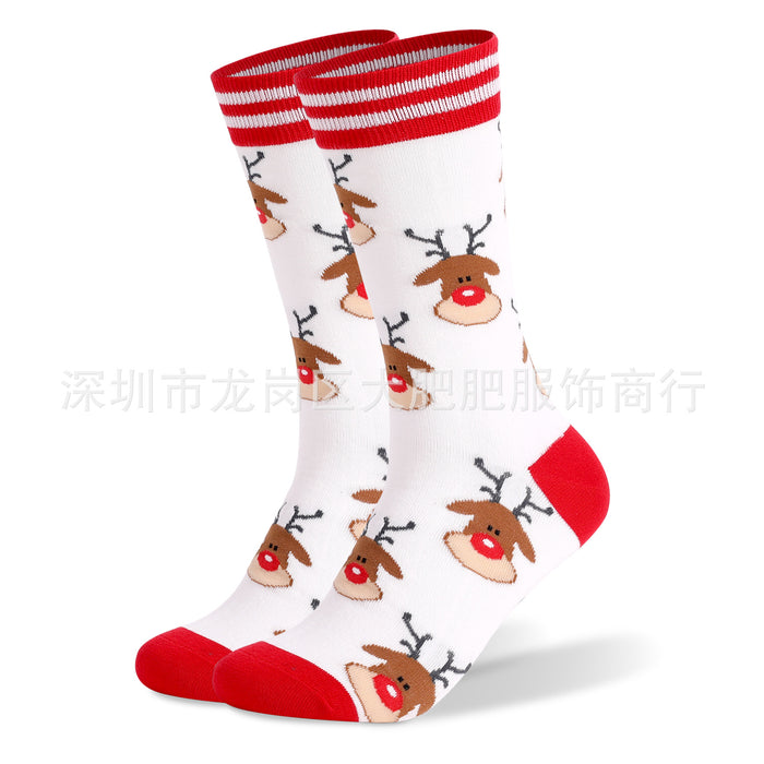 Wholesale socks pure cotton mid tube socks JDC-SK-DFF021