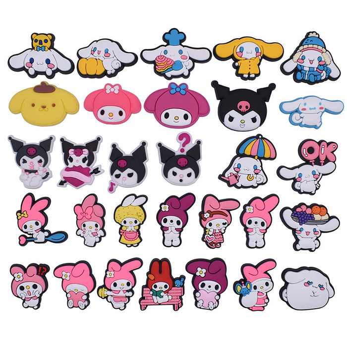 Wholesale Croc Charms Random 100pcs Cartoon Cute PVC DIY Accessories(S) JDC-CCS-SWen008