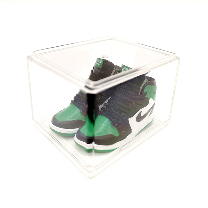 Wholesale Enamel Sneakers Plastic Transparent Box Keychains Ornaments JDC-KC-TuoH008