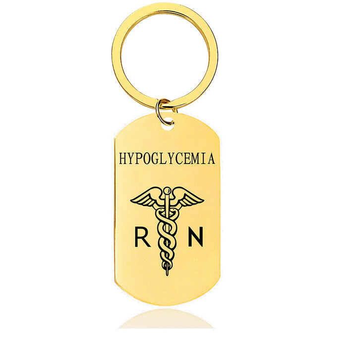 Jewelry WholesaleWholesale Metal Medical Gift Keychain JDC-KC-GangGu040 Keychains 钢古 %variant_option1% %variant_option2% %variant_option3%  Factory Price JoyasDeChina Joyas De China