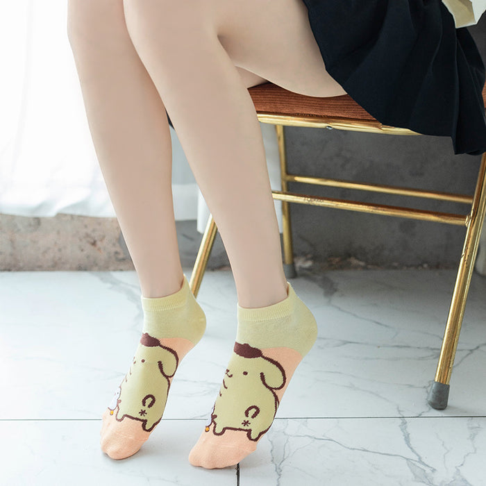 Wholesale cartoon socks straight cute pumps JDC-SK-CYu012