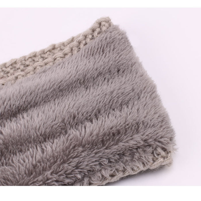 Wholesale Headband Fabric Plush Knitting Warm Sports JDC-HD-XQ001