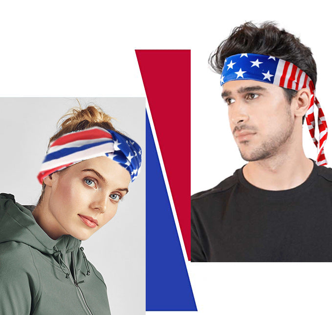 Jewelry WholesaleWholesale Independence Day Headband Men's Sports Stretch Headband JDC-HD-GuanY001 Headband 观佑 %variant_option1% %variant_option2% %variant_option3%  Factory Price JoyasDeChina Joyas De China