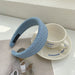 Jewelry WholesaleWholesale periwinkle blue sponge hair band JDC-HD-Suim003 Headband 随敏 %variant_option1% %variant_option2% %variant_option3%  Factory Price JoyasDeChina Joyas De China